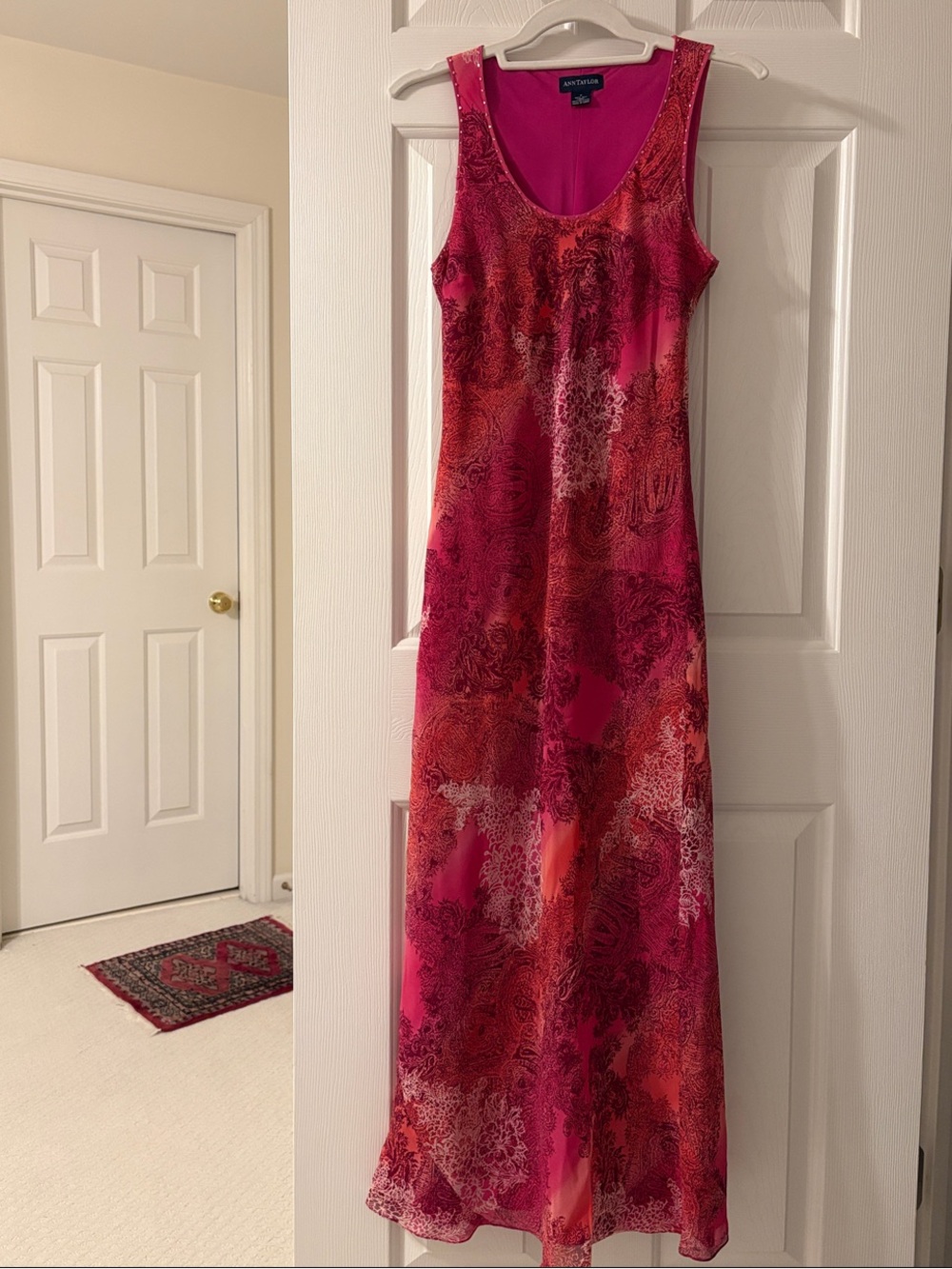 Ann Taylor Silk Maxi Dress